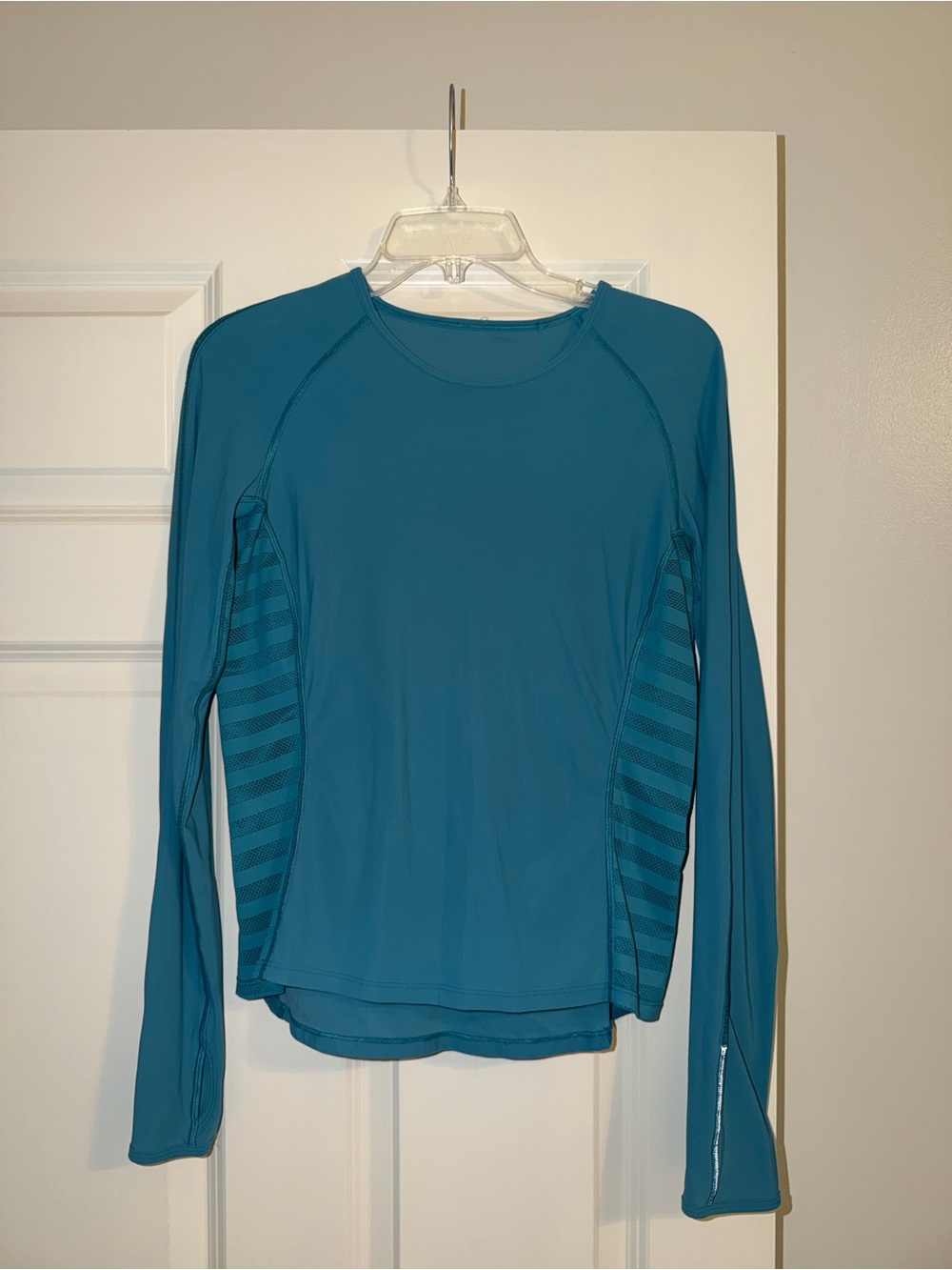 Teal Long-Sleeve Performance Top - Lulu Lemon
